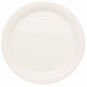 Πιάτα πάρτυ λευκά of-white Coconut 23cm - ΚΩΔ:9915400-217-BB