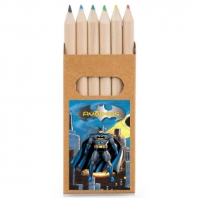 Ξυλομπογιές Batman σε κουτάκι με όνομα 4.5X9X0.9cm - ΚΩΔ:19964-27-BB