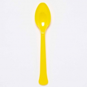 Κουταλάκια κίτρινα Buttercup επαναχρησιμοποιούμενα πλαστικά - ΚΩΔ:9915409-205-BB