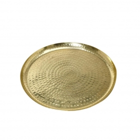 Αλουμινένιος δίσκος χρυσός σφυρήλατος 2X29cm - ΚΩΔ:LAK312-G