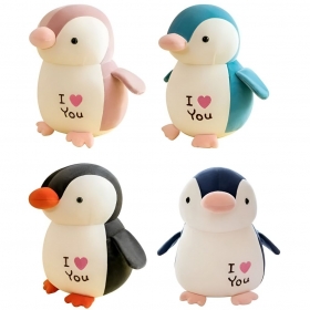 Λούτρινο πιγκουίνος I Love you 25cm - ΚΩΔ:MKS080620-BB