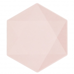 Πιάτο εξάγωνο Vert Décor ροζ 20.8X18.1cm - ΚΩΔ:9918237-BB