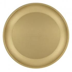 Πιάτο πλαστικό πολλαπλών χρήσεων χρυσό 21cm - ΚΩΔ:96486-BB
