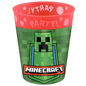 Ποτήρι πλαστικό πολλαπλών χρήσεων Minecraft 250ml - ΚΩΔ:95821-BB