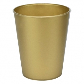 Ποτήρι πλαστικό πολλαπλών χρήσεων χρυσό 250ml - ΚΩΔ:96484-BB