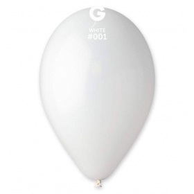 Μπαλόνια latex 30cm λευκά - ΚΩΔ:1361101-10-BB