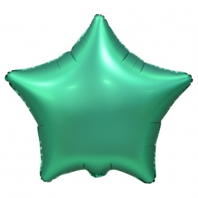 Μπαλόνι foil 45cm πράσινο ματ αστέρι - ΚΩΔ:BG-HMZI-BB