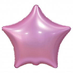 Μπαλόνι foil 45cm ροζ ματ αστέρι - ΚΩΔ:BG-HMRO-BB