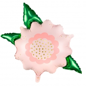 Μπαλόνι foil 70X62cm ροζ λουλούδι - ΚΩΔ:FB135-BB