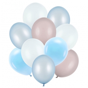 Μπαλόνια latex 27-30cm sky blue mix - ΚΩΔ:ZBL5-BB