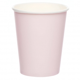 Χάρτινο ποτήρι ροζ marshmallow 237ml - ΚΩΔ:9915403-201-BB