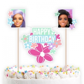 Topper τούρτας Barbie Sweet Life 26X15cm - ΚΩΔ:9915479-BB