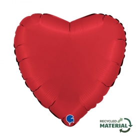 Μπαλόνι foil 45cm καρδιά κόκκινο ρουμπίνι - ΚΩΔ:180S05RR-P-BB