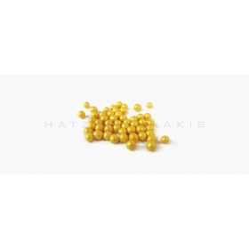 Διακοσμητικα Στρογγυλα Ζαχαρωτα Κουφετα Χρυσο Μεταλλιζε Κουτι 1Kg - ΚΩΔ:630551-550