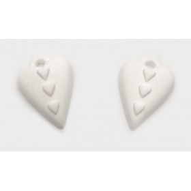 Γυψινη Καρδια Με 3 Καρδιες 3.5X4.5Cm - ΚΩΔ: 532005