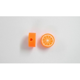 Χαντρες Fimo Φρουτακια Πορτοκαλια 1X0.5cm - ΚΩΔ:  5190635