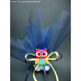 Κουκουβαγιες Μπλε Σκουρο Συννεφακι - ΚΩΔ: Kt-1530