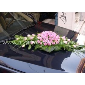 Στολισμος Αυτοκινητου Με Φυσικα Λουλουδια - ΚΩΔ.: Sa23