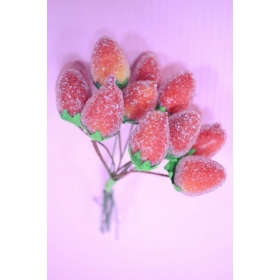 Ζαχαρωμενες Φραουλες Ματσακι 12 Τεμαχίων - ΚΩΔ: 1852-At