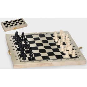Ξυλινο Σκακι - Φυσικο Αβαφο 21X10.5X2.5Cm - ΚΩΔ:519503