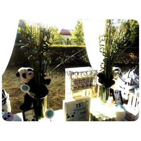 Στολισμός Βάπτισης Ζωάκια Panda - Παρεκκλήσι Αγ. Βασιλείου - Νομαρχια Θεσσαλονικης - ΚΩΔ:Pnd-1509