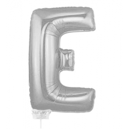 Μπαλονι Foil Ασημι 35Cm Γραμμα E – ΚΩΔ.:526Ls1605-Bb