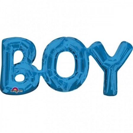 Μπαλονι Foil 50X22Cm Για Γεννηση Supershape «Boy» Συνθεση – ΚΩΔ.:533098-Bb