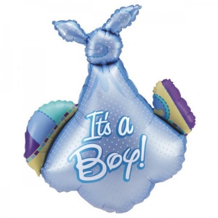 Μπαλονι Foil 86Cm Για Γεννηση Supershape «It'S A Boy» Πανα – ΚΩΔ.:85049-Bb
