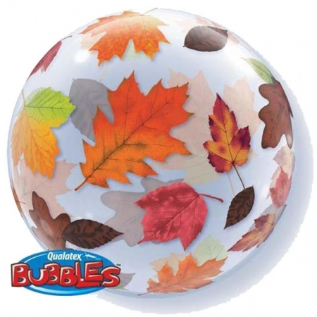 Μπαλονι Foil 22"(56Cm) Φθινοπωρινα Φυλλα  Bubble Μονο – ΚΩΔ.:15186-Bb
