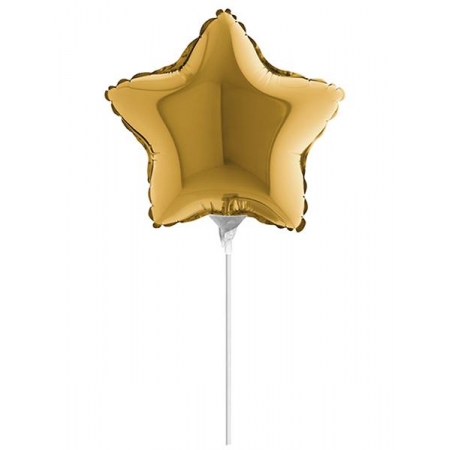 Μπαλονι Foil 10"(25Cm) Mini Shape Αστερι Χρυσο – ΚΩΔ.:09212G5-Bb