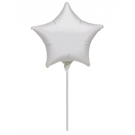 Μπαλονι Foil 10"(25Cm) Mini Shape Αστερι Μεταλλικο Ασημι – ΚΩΔ.:1630899-Bb