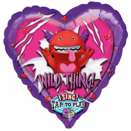 Μουσικο Μπαλονι Foil 74Cm Καρδια  «Wild Thing» - ΚΩΔ.:513375-Bb