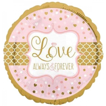 Μπαλονι Foil 45Cm «Love Alaways And Forever» - ΚΩΔ.:533571-Bb