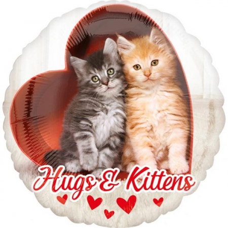 Μπαλονι Foil 45Cm Καρδια Avanti Hugs & Kittens  - ΚΩΔ.:536381-Bb