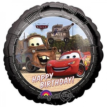 Μπαλονι Foil 45Cm Αυτοκινητα Disney «Happy Birthday»– ΚΩΔ:12964-Bb