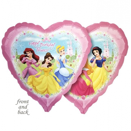 Μπαλονι Foil 45Cm Καρδια Πριγκιπισσες Disney 2-Πλευρες  – ΚΩΔ.:515750-Bb