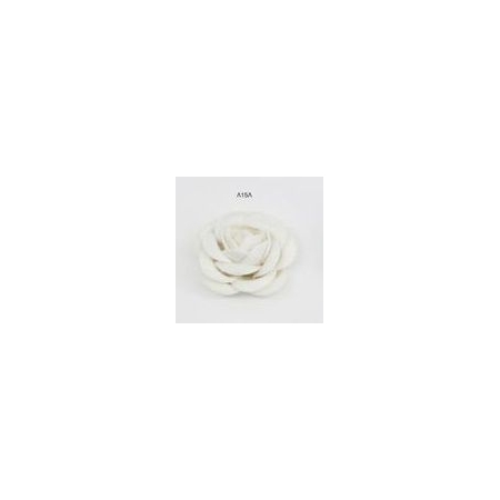 Λουλουδι Βελουδινο Λευκο 5 Εκατ. - ΚΩΔ:L15L-Rn