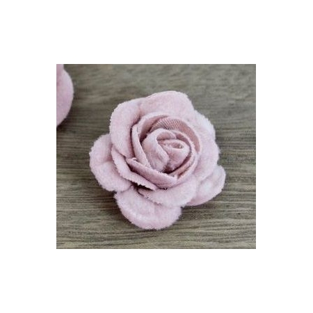 Λουλουδι Βελουδινο Ροζ 3,4cm - ΚΩΔ:L16R-Rn