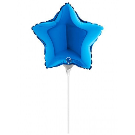 Μπαλονι Foil 10"(25Cm) Mini Shape Αστερι Μπλε – ΚΩΔ.:09200B-Bb
