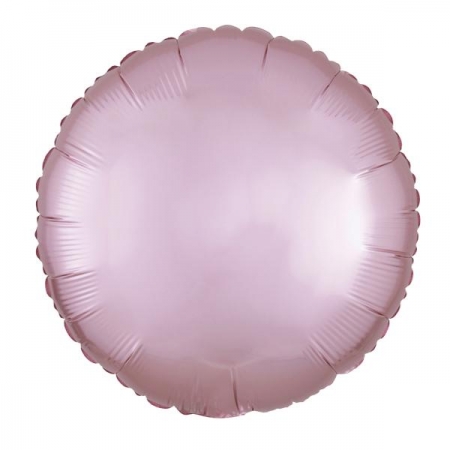 Μπαλονι Foil 18"(45Cm) Στρογγυλο Σατεν Παστελ Ροζ – ΚΩΔ.:539907-Bb