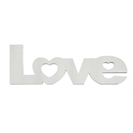 Ξυλινο "Love" Επιτραπεζιο 3D 58X20Cm - ΚΩΔ:M1319-Ad