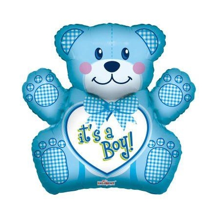 Μπαλονι Foil 70Cm «Baby Boy» Αρκουδακι – ΚΩΔ.:19769-Bb