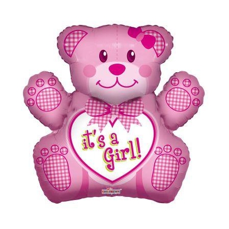 Μπαλονι Foil 70Cm «Baby Girl» Αρκουδακι – ΚΩΔ.:19770-Bb