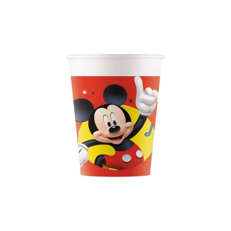 Χαρτινα Ποτηρια 200Ml Mickey Mouse - ΚΩΔ:90878-Bb
