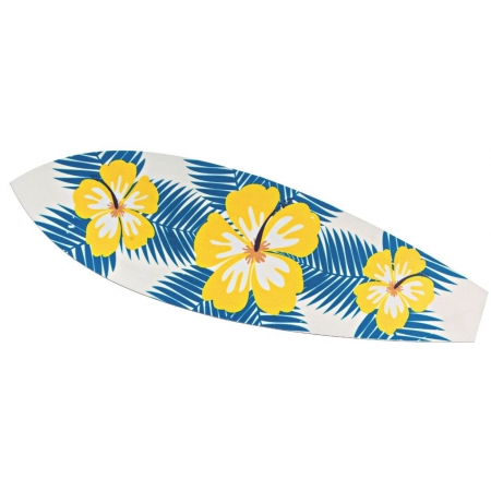 Ξυλινη Σανιδα Του Surf Με Λουλουδια 15X50Cm - ΚΩΔ:M3613-Ad