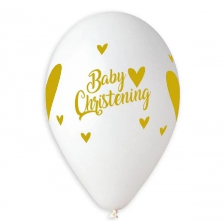 Μπαλονι Λατεξ 13''(35Cm) Baby Christening Τυπωμενο- ΚΩΔ:13613920-Bb
