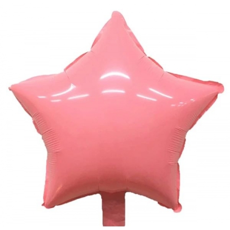 Μπαλονι Foil 18''(45Cm) Macaron Ροζ Αστερι - ΚΩΔ:206339-Bb