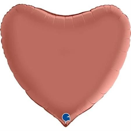 Μπαλονι Foil 36"(91Cm) Καρδια Rosegold Σατεν - ΚΩΔ:360S04Rg-Bb