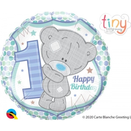 Μπαλονι Foil 18''(45Cm) Αρκουδακι 1St Birthday Boy - ΚΩΔ:20788-Bb