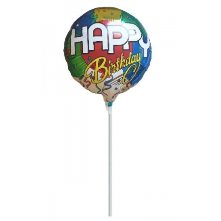 Μπαλονι Foil 9"(23Cm) Mini Shape Happy Birthday Balloons - ΚΩΔ:3079-Bb
